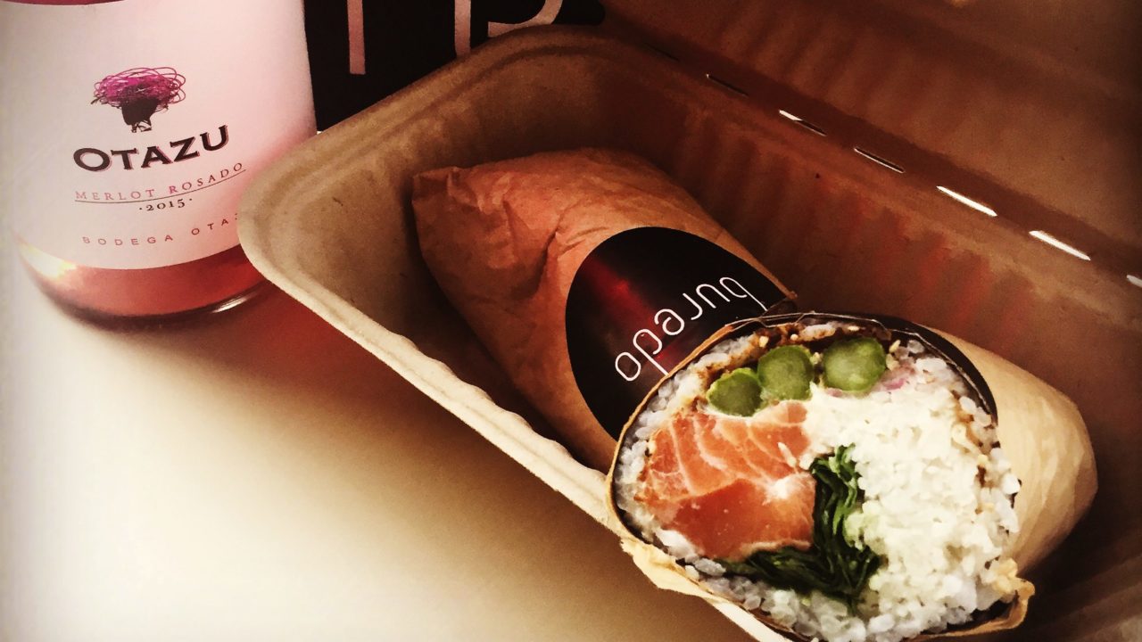 division of labor, specialized industry, sushi burritos