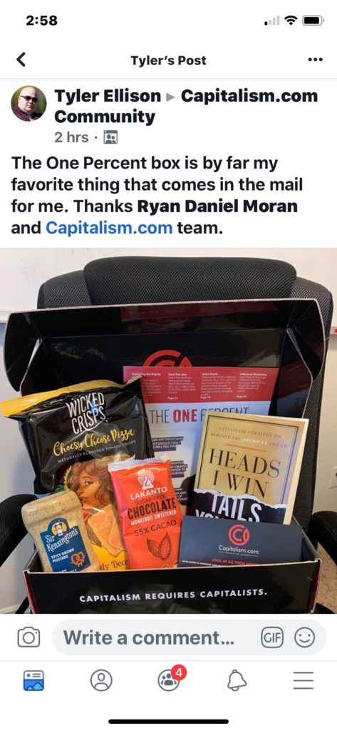 The One Percent testimonial