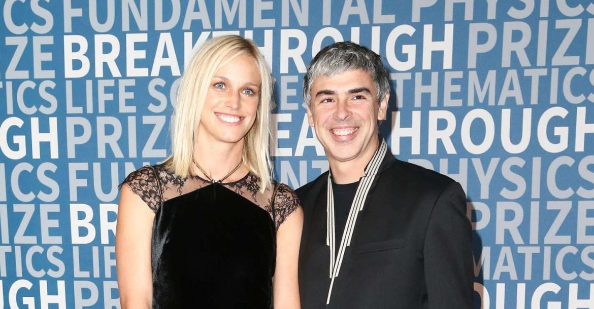 Larry Page and his wife BiographyPedia Lucinda Southworth