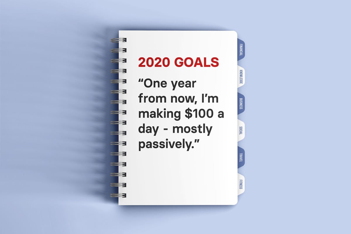 “One year from now, I’m making $100 a day - mostly passively.”