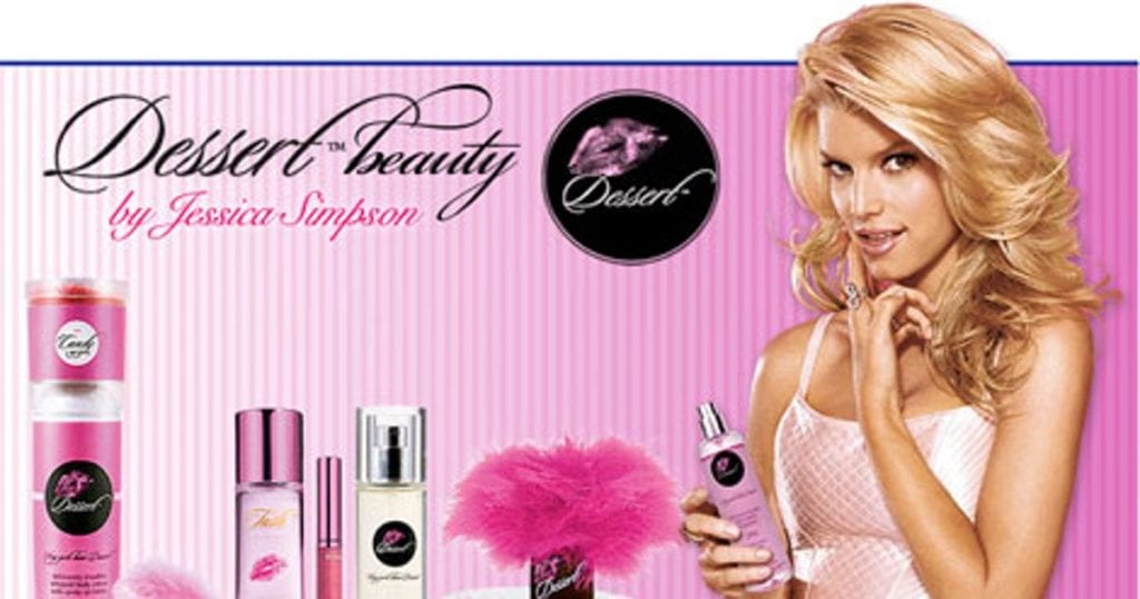 Jessica Simpson: Dessert Beauty Celebrity Brands